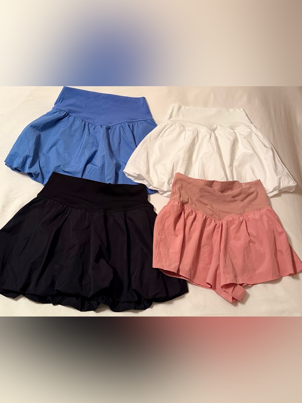 Offline by Aerie Bubble Skort Lot & Ruffle Shorts-bundle size Medium